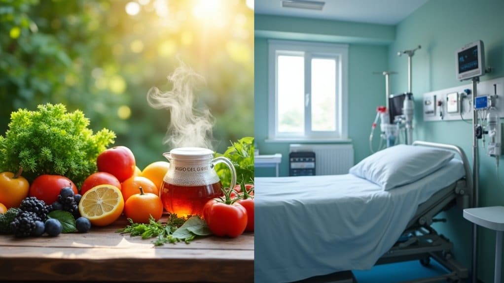 natural vs medical detox methods