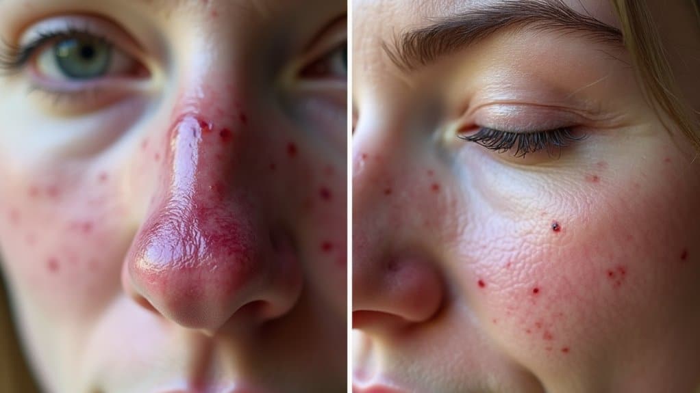 nose differences for heavy drinkers