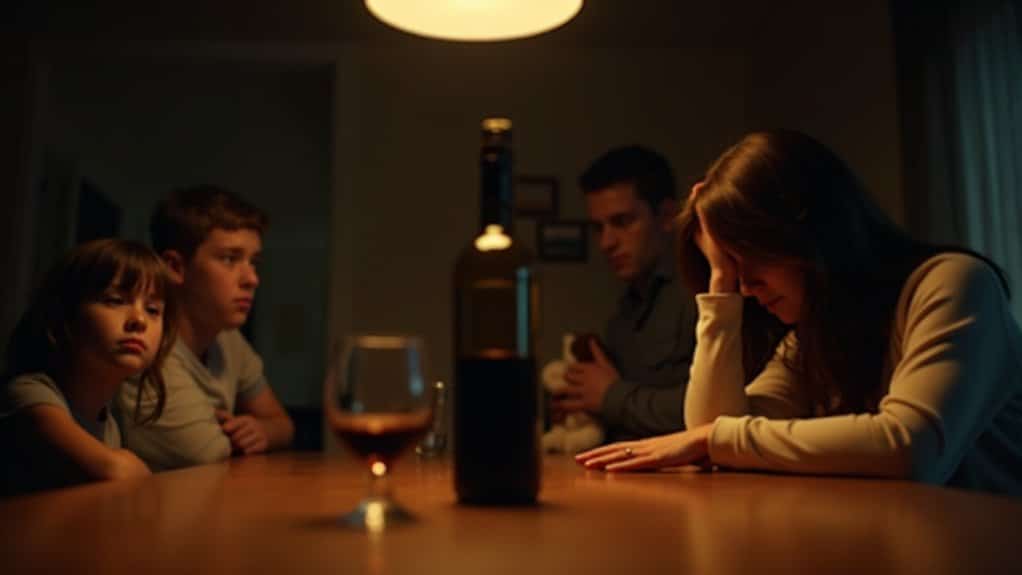 family roles rewritten by addiction